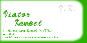 viator kampel business card